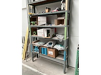 Sgs gereedschapswagen en rek met inhoud, waaronder 3m masking tape - afbeelding 16 van  18