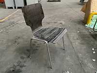 S&h design kantinestoel (20x) - afbeelding 1 van  5