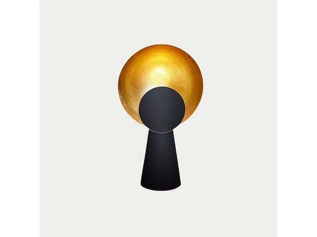 Shadex tafellamp - zwart & goud - afbeelding 4 van  4
