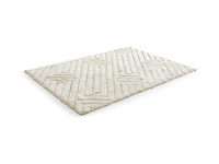 Shaggy, embossed shag rug - 160 x 230 cm - gebroken wit - afbeelding 4 van  6