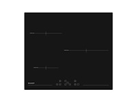 Sharp 3-pitter inductiekookplaat zwart - kh6i31nt0k - afbeelding 3 van  6