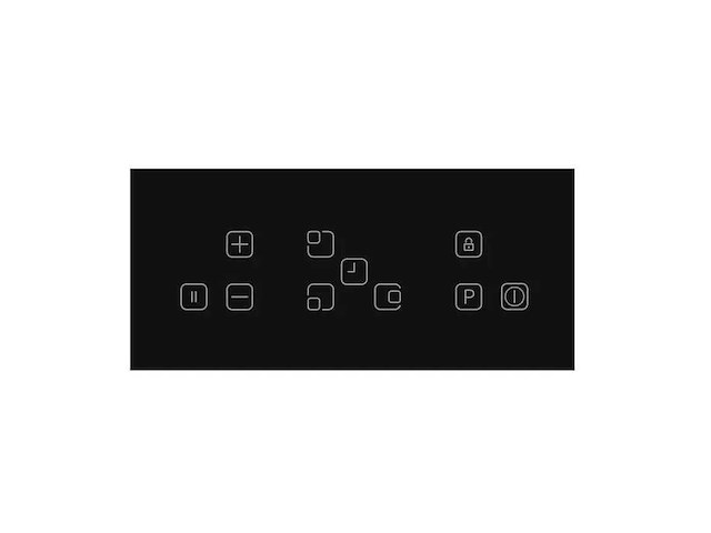 Sharp 3-pitter inductiekookplaat zwart - kh6i31nt0k - afbeelding 4 van  6