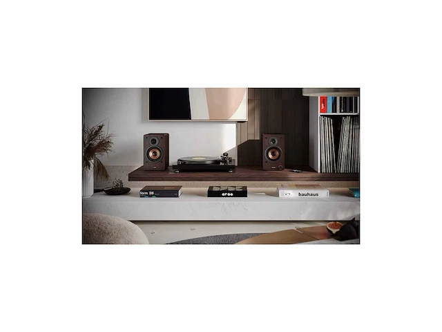 Sharp cp-ss30 (br) 2-weg actieve boekenkast, houten behuizing - afbeelding 3 van  12