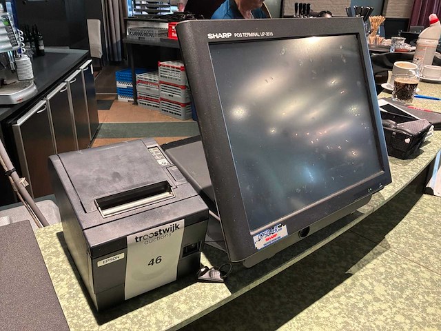 Sharp pos terminal up-3515 kassa - afbeelding 2 van  4