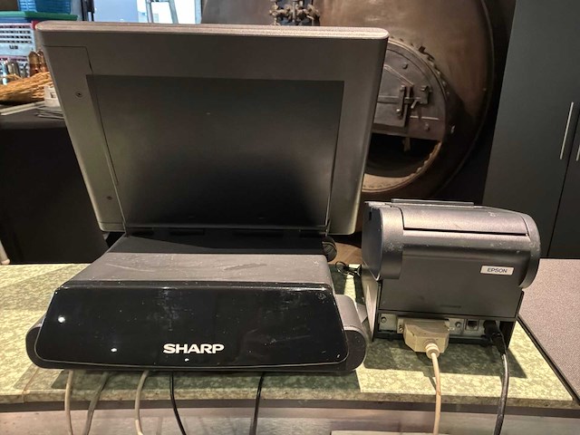 Sharp pos terminal up-3515 kassa - afbeelding 3 van  4