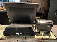 Sharp pos terminal up-3515 kassa - afbeelding 3 van  4