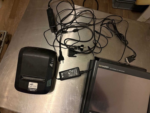 Sharp up-3500 series kassa - afbeelding 6 van  7