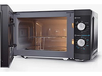 Sharp yc-mg01e-b magnetron met grill, magnetron: 800w, grill: 1000w, 5 vermogensniveaus, zwart - afbeelding 4 van  4