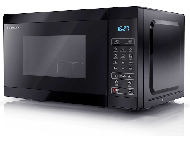 Sharp yc-mg02e-b magnetron met grillfunctie, 20 liter, 800 watt - afbeelding 3 van  5