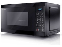 Sharp yc-mg02e-b magnetron met grillfunctie, 20 liter, 800 watt - afbeelding 3 van  5