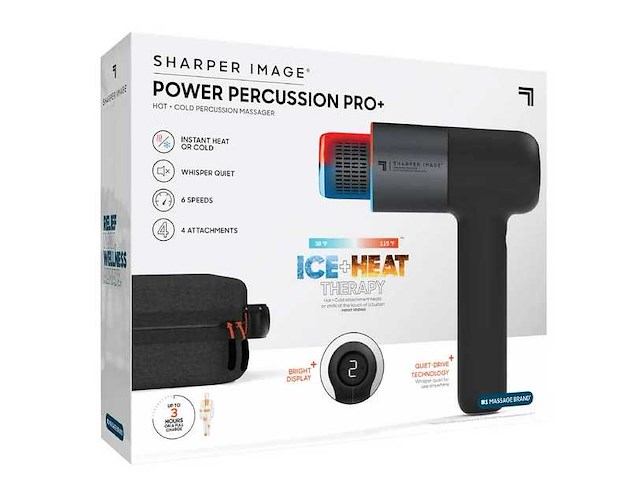 Sharper image pro+ percussie-massager - afbeelding 2 van  7