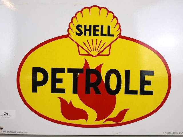 Shell petrole emaille bord - afbeelding 2 van  5