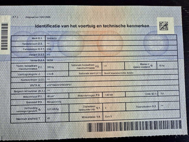 Sherco sm50 - schakel brommer - afbeelding 7 van  25