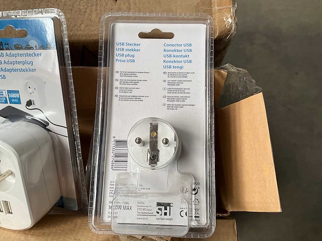 Shi 2x usb 3,4a adapterstekker max 3680w (96x) - afbeelding 3 van  6