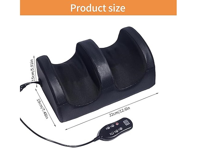 Shiatsu voetmassageapparaat met verwarming - afbeelding 2 van  3