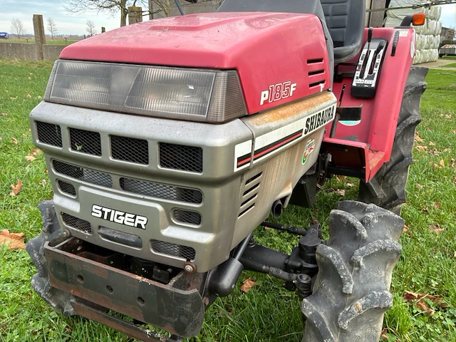 Shibaura p185f vierwielaangedreven minitractor - afbeelding 2 van  20