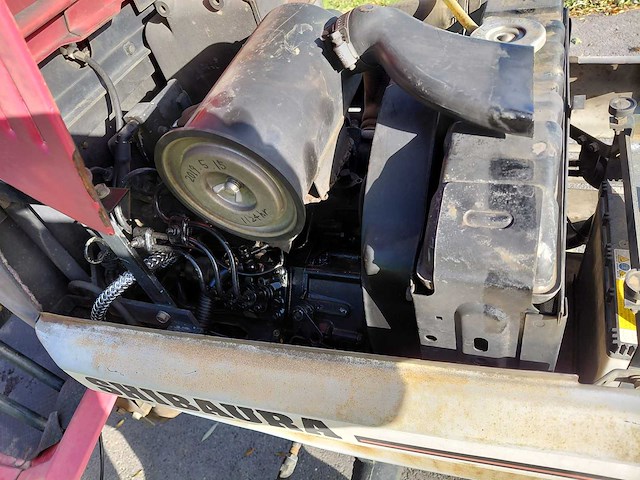 Shibaura p185f vierwielaangedreven minitractor - afbeelding 5 van  13