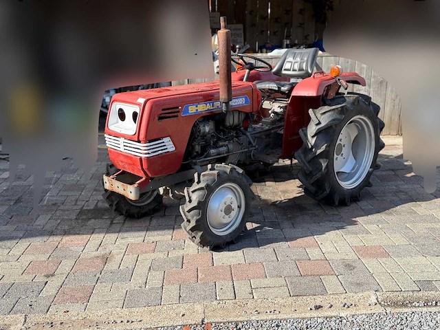 Shibaura sd2200-0 compacte 4x4 dieseltractor - 3-puntshef – pto - afbeelding 5 van  12