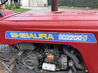 Shibaura sd2200-0 compacte 4x4 dieseltractor - 3-puntshef – pto - afbeelding 9 van  12