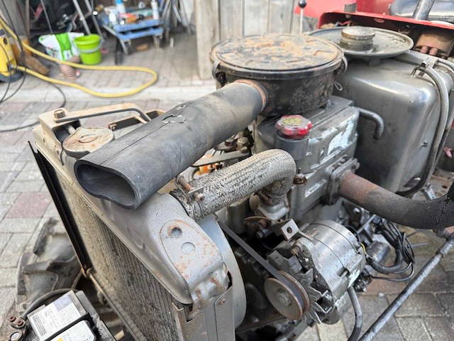 Shibaura sd2200-0 compacte 4x4 dieseltractor - 3-puntshef – pto - afbeelding 12 van  12