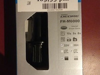 Shimano achterwielnaaf fh-m6000 8/9/10-speed 32h zwart voor schijfrem - afbeelding 1 van  1