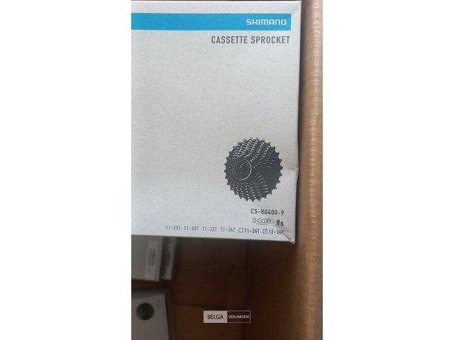 Shimano cassette cs-hg400-9 9-speed 12–14–16–18–21–24–28–32–36t - afbeelding 1 van  1
