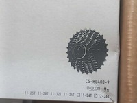 Shimano cassette cs-hg400-9 9-speed 12–14–16–18–21–24–28–32–36t - afbeelding 1 van  1