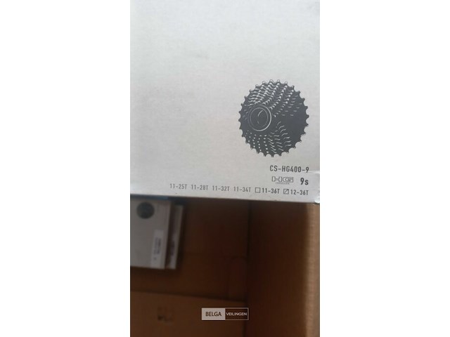 Shimano cassette cs-hg400-9 9-speed 12–14–16–18–21–24–28–32–36t - afbeelding 1 van  1