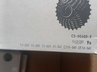 Shimano cassette cs-hg400-9 9-speed 12–14–16–18–21–24–28–32–36t - afbeelding 1 van  1