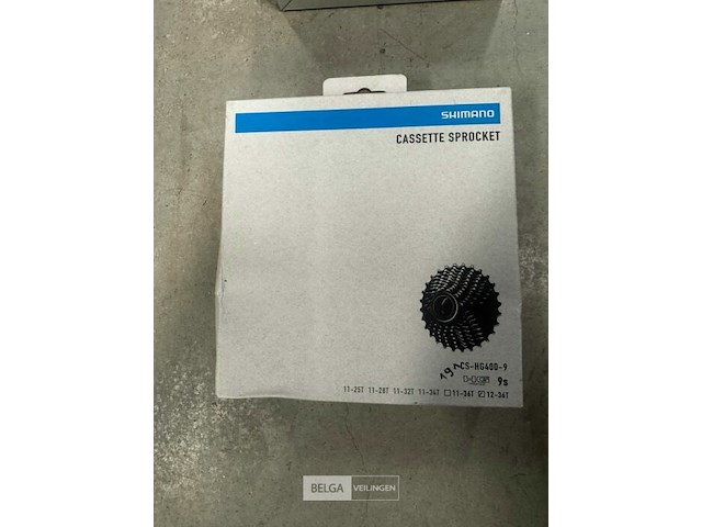 Shimano cassette cs-hg400-9 - afbeelding 1 van  1