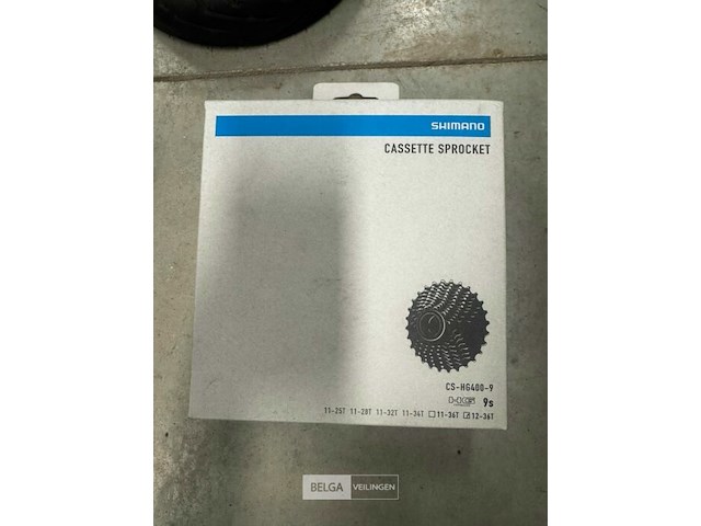 Shimano cassette cs-hg400-9 - afbeelding 1 van  1