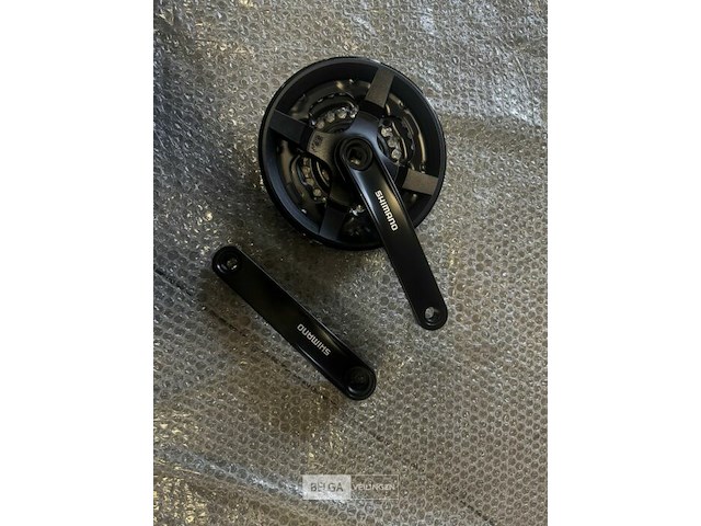 Shimano crankstel 3x zwart - afbeelding 1 van  1