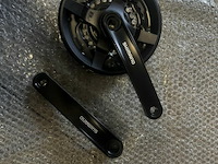 Shimano crankstel 3x zwart - afbeelding 1 van  1