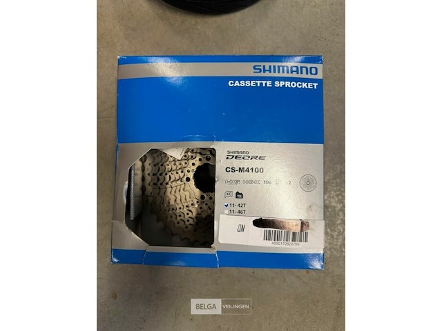 Shimano deore cassette cs-m4100 10s - afbeelding 1 van  1