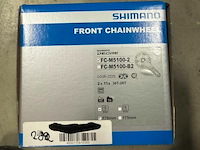 Shimano deore fc-m4100-2 crankstel 10-speed 36/26t 175 mm - afbeelding 1 van  1