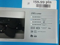 Shimano deore schakelhendel sl-m4100-r set met klem en optische versnellingsindicator