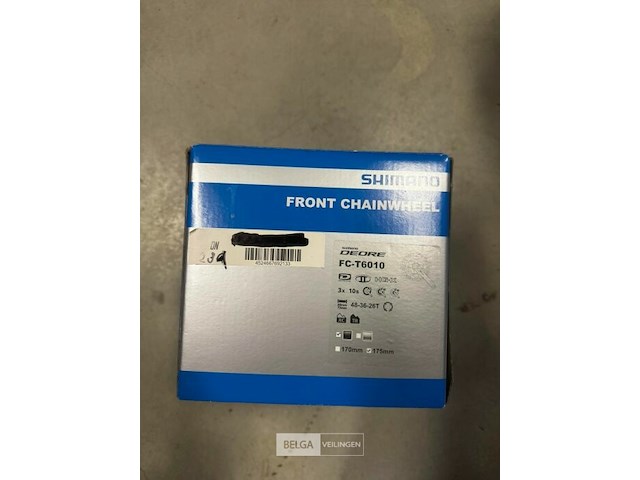 Shimano fc-t6010 crankstel 10-speed 48/36/26t 175 mm - afbeelding 1 van  1