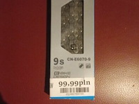 Shimano ketting cn-e6070-9 hg 9-speed e-bike design 138 schakels met verbindingspen - afbeelding 1 van  1