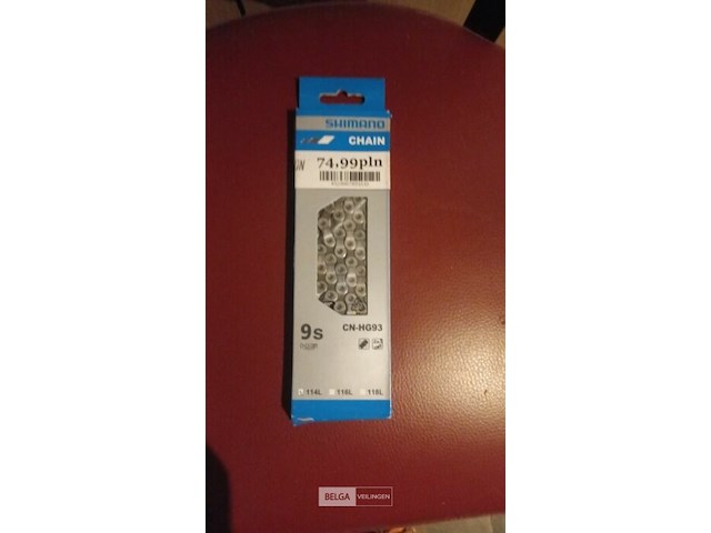 Shimano ketting cn-hg53 hg 9-speed 114 schakels met verbindingspen - afbeelding 1 van  1
