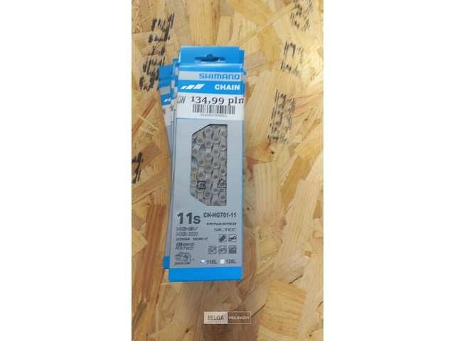 Shimano ketting cn-hg701-11 hg-x11 e-bike rated 116 schakels met quick-link - afbeelding 1 van  1