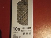 Shimano ketting cn-hg95 hg-x 10-speed 116 schakels met verbindingspen - afbeelding 1 van  1