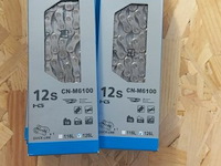 Shimano ketting cn-m6100 hg 12-speed 126 schakels met quick-link - afbeelding 1 van  1