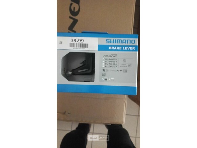 Shimano linker remhendel bl-t4000 zwart voor v-brake - afbeelding 1 van  1