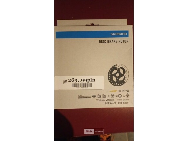 Shimano remschijf rt-mt900 center lock ice technologies freeza 160 mm - afbeelding 1 van  1