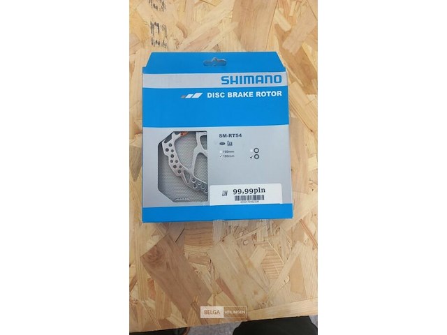 Shimano sm-rt54 remschijf 180 mm center lock - afbeelding 1 van  1