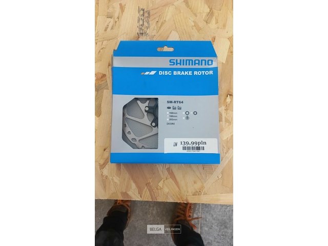 Shimano sm-rt64 remschijf 180 mm center lock - afbeelding 1 van  1