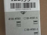 Shimano trapas bb-mt801 hollowtech ii 68/73 mm (bsa) - afbeelding 1 van  1