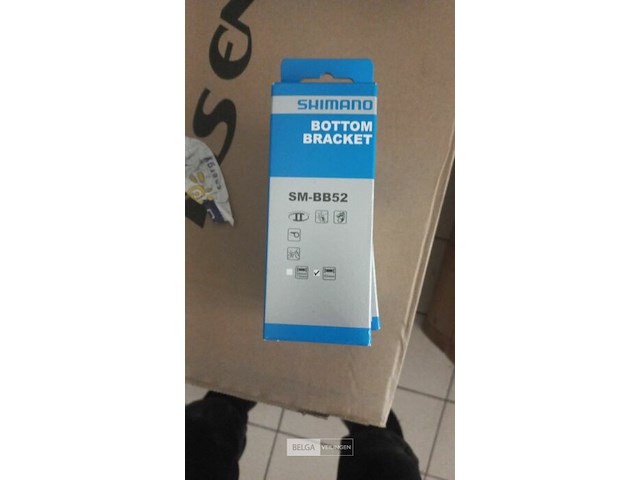 Shimano trapaslagers bsa sm-bb52, 83 mm - afbeelding 1 van  1