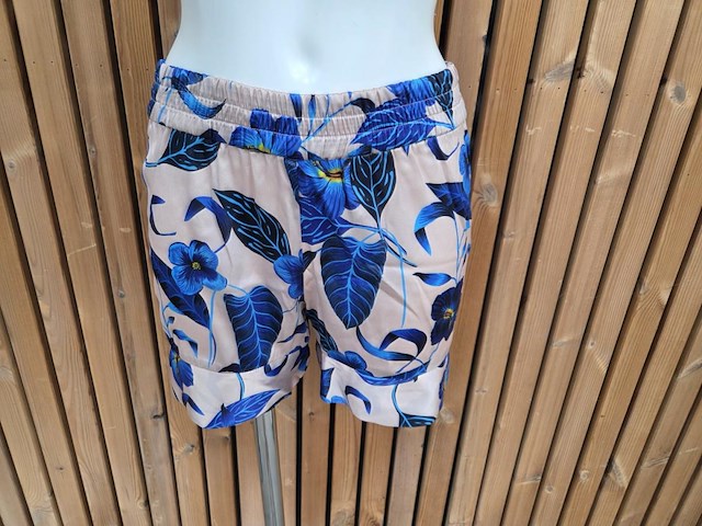 Short cobalt flower maat s - afbeelding 1 van  3
