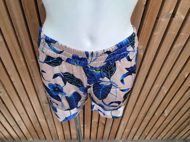 Short cobalt flower maat s - afbeelding 2 van  3